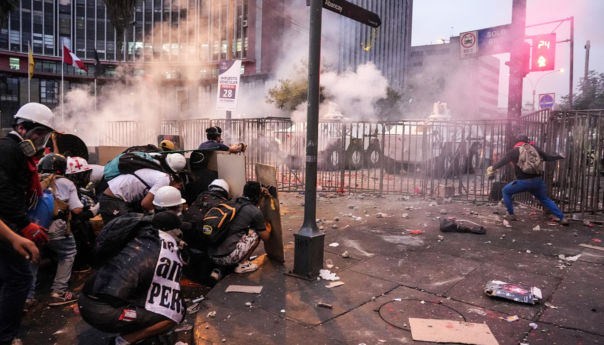 Lima Peru violencia policía - 1